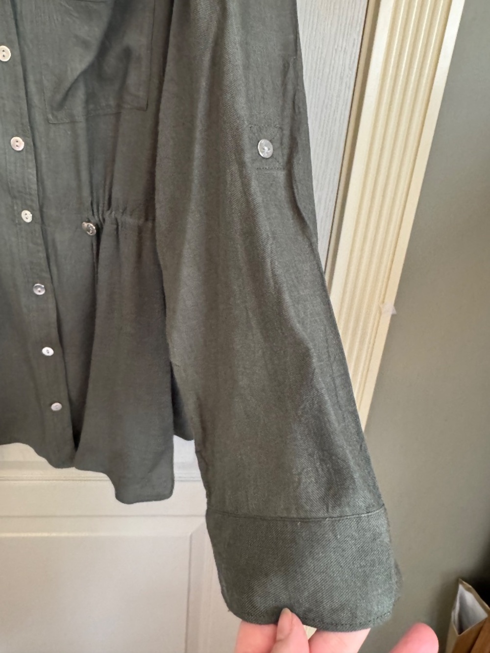 Additionelle Draw String Waist Tunic Shirt - Picture 5 of 7